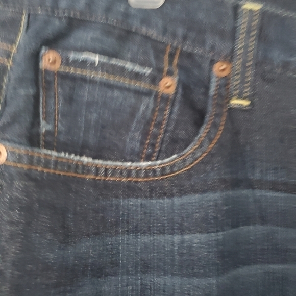 Lucky Brand Dungaree Classic Fit Straight Leg jeans Size 36 - Picture 5 of 11